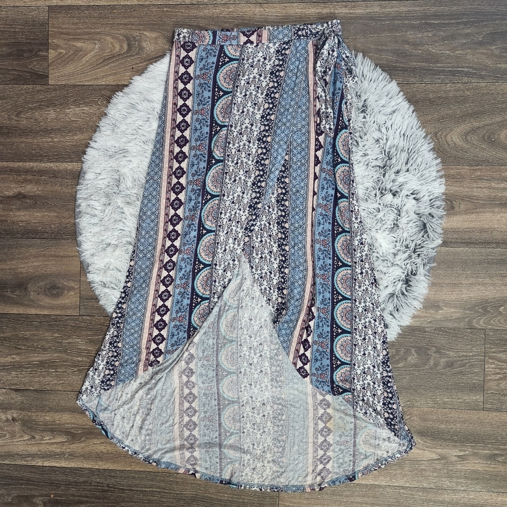 Ultra Flirt Faux Wrap Skirt